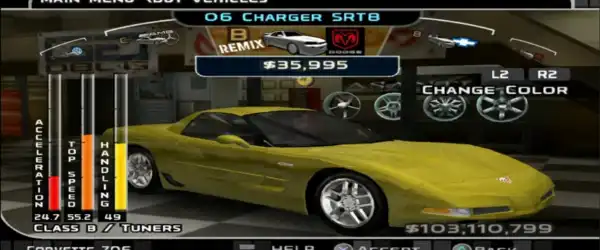 Midnight Club 3 PPSSPP ISO Save Data Texture 8 1