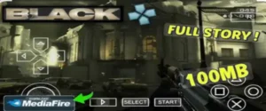 Black PPSSPP ISO MOD Zip Emulator File Download 1