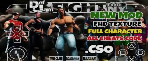 Def Jam Fight For NY PPSSPP MOD ISO Emulator 1