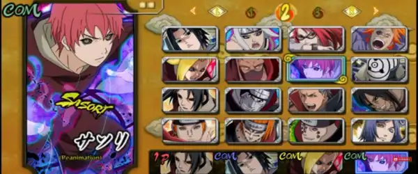 Naruto Ultimate Ninja Heroes 3 PSP ISO All Charact03