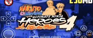 Naruto Ultimate Ninja Heroes 4 PSP ISO MOD6